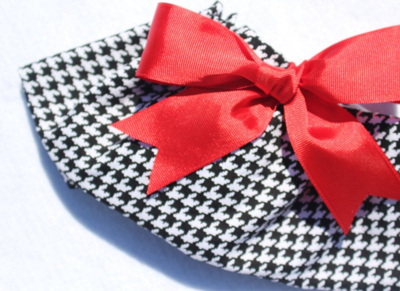 Houndstooth /& crimson Mini Pig Clothes Alabama Crimson Tide Pet Tutu