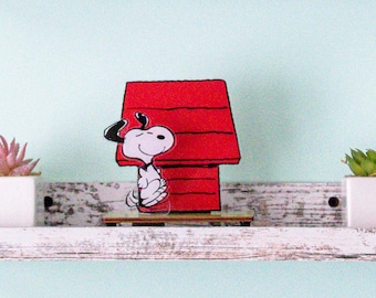 Peanuts Dancing Snoopy Laser Sculpture