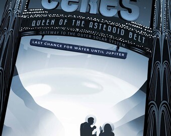 NASA Visions of the Future Wood Magnet: CERES