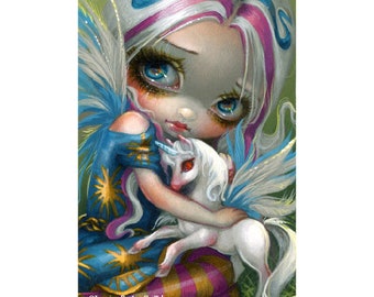 Jasmine Becket-Griffith® "Twilight Delight" Magnet, from the Arcane Vault - 2” x 3” x 1/8” Laser-Cut Birch Refrigerator Magnet