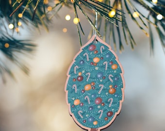Mary Engelbreit Candy Cane Tree Christmas Ornament