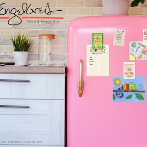 Mary Engelbreit Wood Magnet Set (4 magnets)