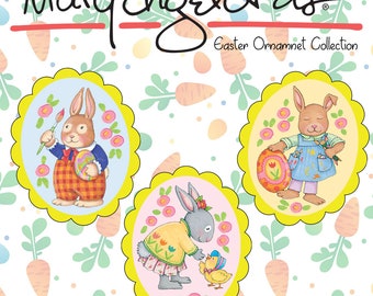 Mary Engelbreit- Easter Ornament-  Collection  (Contains 3 Ornaments)