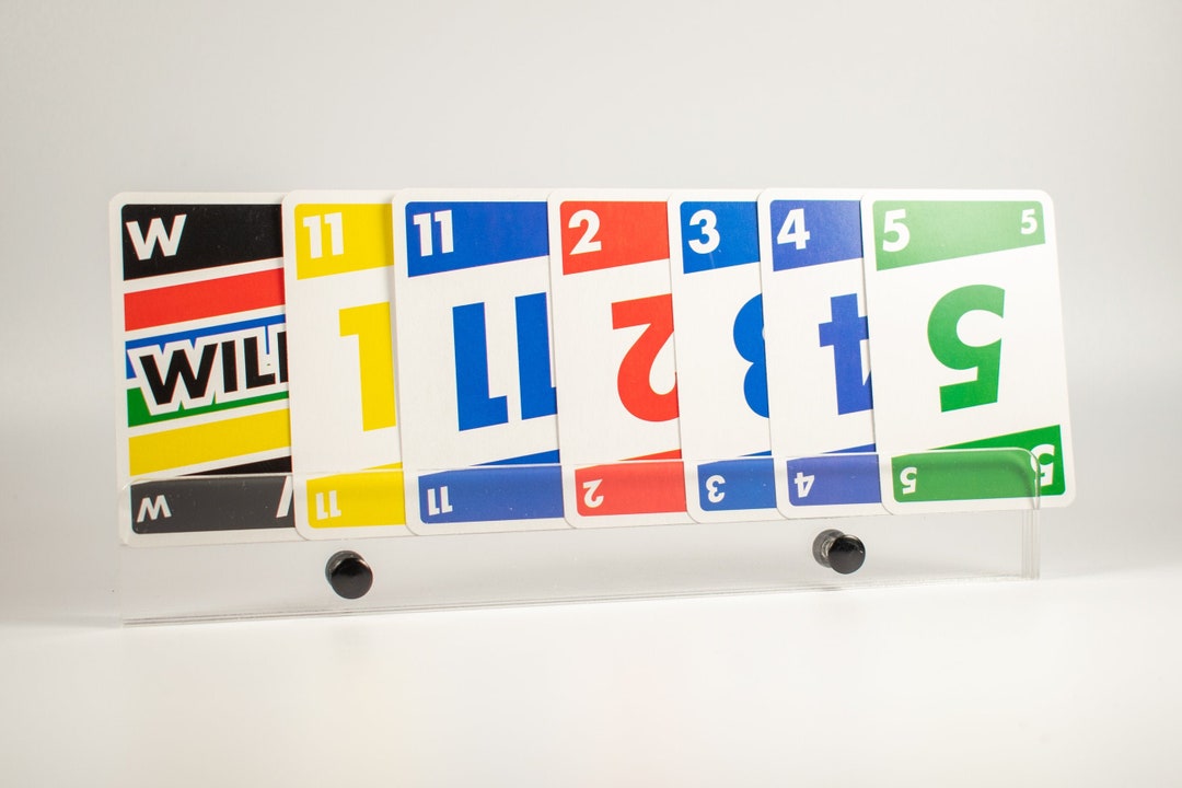 Set of Four 9 Acrylic Modular Game Card Holders, From the Arcane Vault