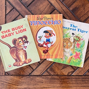 Vintage Children&#39;s Books, 1950-1970s Children&#39;s Books, Beautiful Midcentury Illustrations - Books Sold Separately