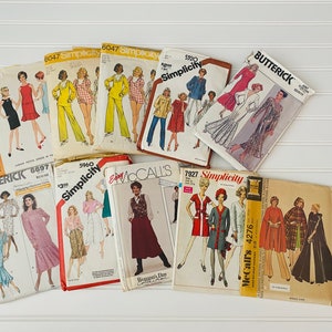 Vintage 70-80-tals sömnadsmönster, Retro Cosplay för kvinnor (säljs separat)