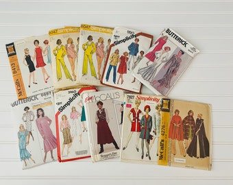 Vintage 70s-80s Sewing Pattern, Women's Retro Cosplay (Sold Separately)