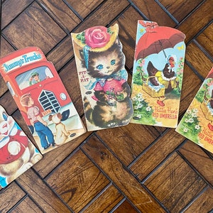 Vintage Midcentury Early Reader Books, 1950s Children&#39;s Books, Beautiful Midcentury Illustrations - Books Sold Separately