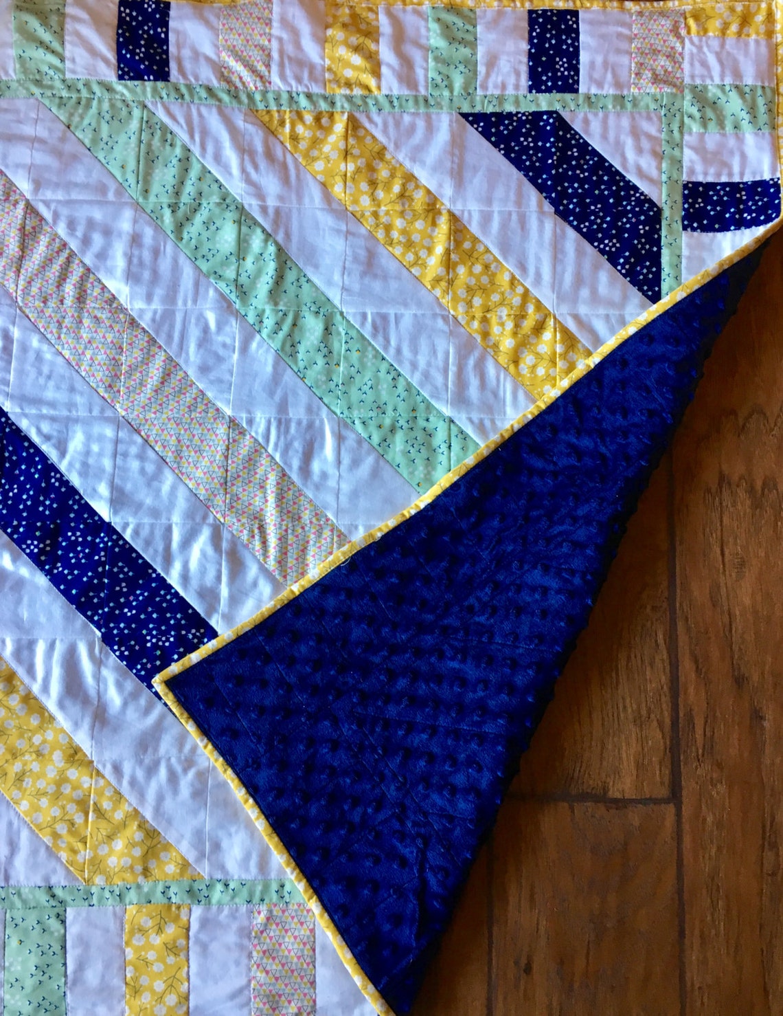 Modern Boho Baby Quilt/Handmade Boho Baby Quilt/ Minky Baby Etsy