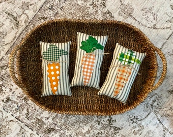 4.25 x 8" Carrot Bowl/Basket Filler Pillow, Carrot Decoration - Sold Separately