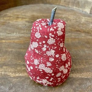 Handmade Fabric Pears/Handmade Pears/Fall Pear Decor/Fall Decorations/Pear Decorations