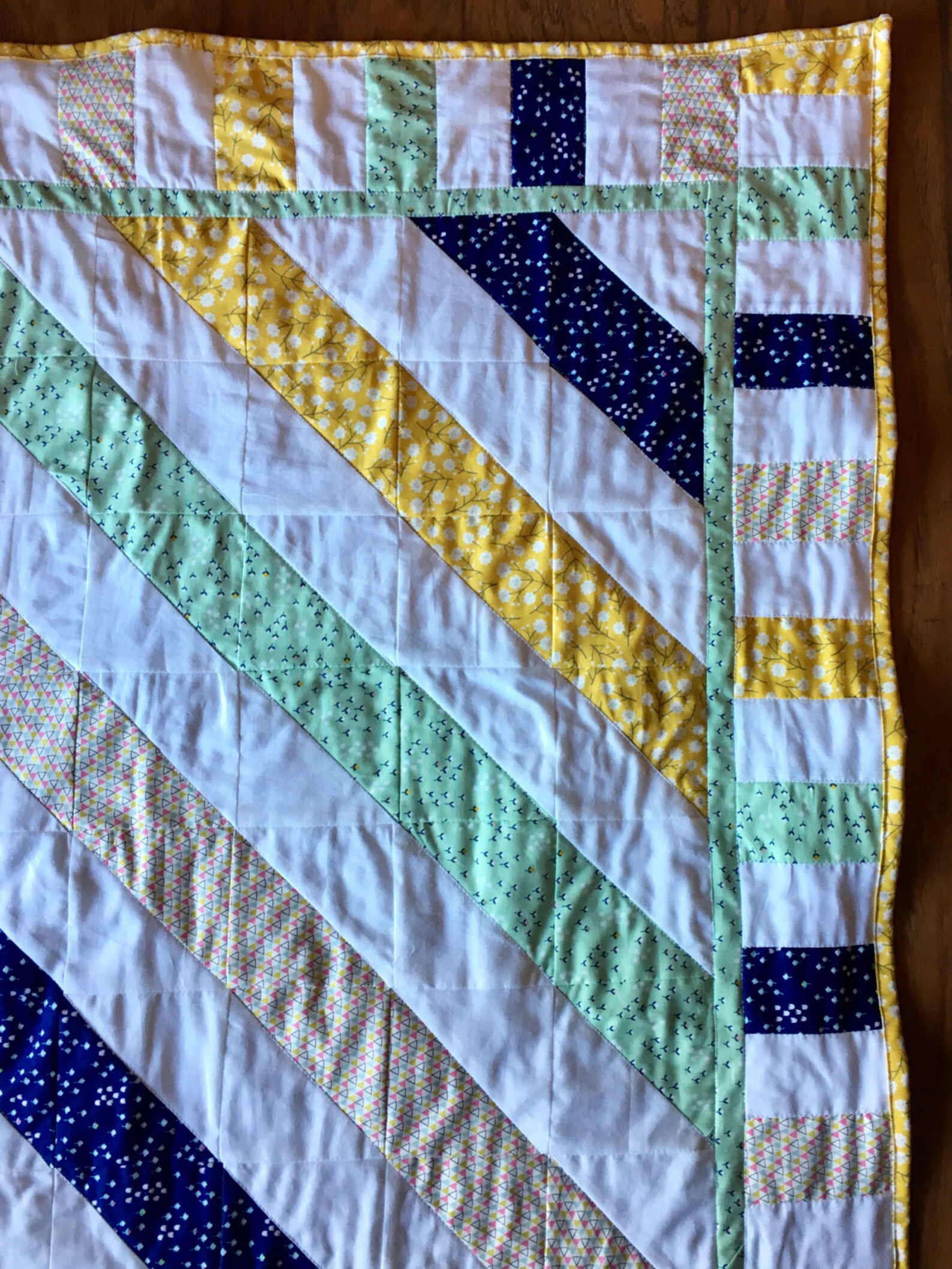 Modern Boho Baby Quilt/Handmade Boho Baby Quilt/ Minky Baby Etsy