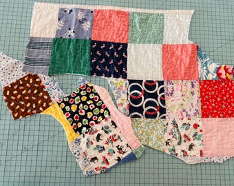 Patchworksnijder, quiltrestjes, projectonderdelen