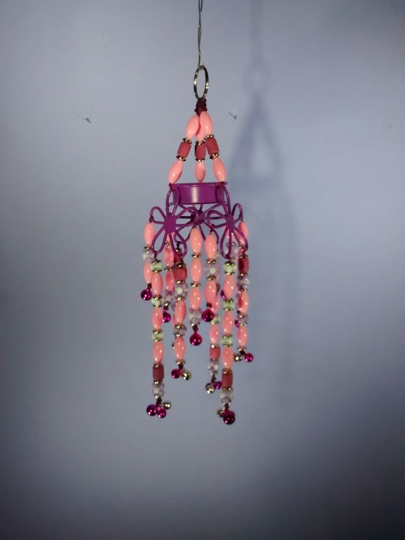 Kids Decor Nursery Decoration Pink Purple Bells Flowers Etsy