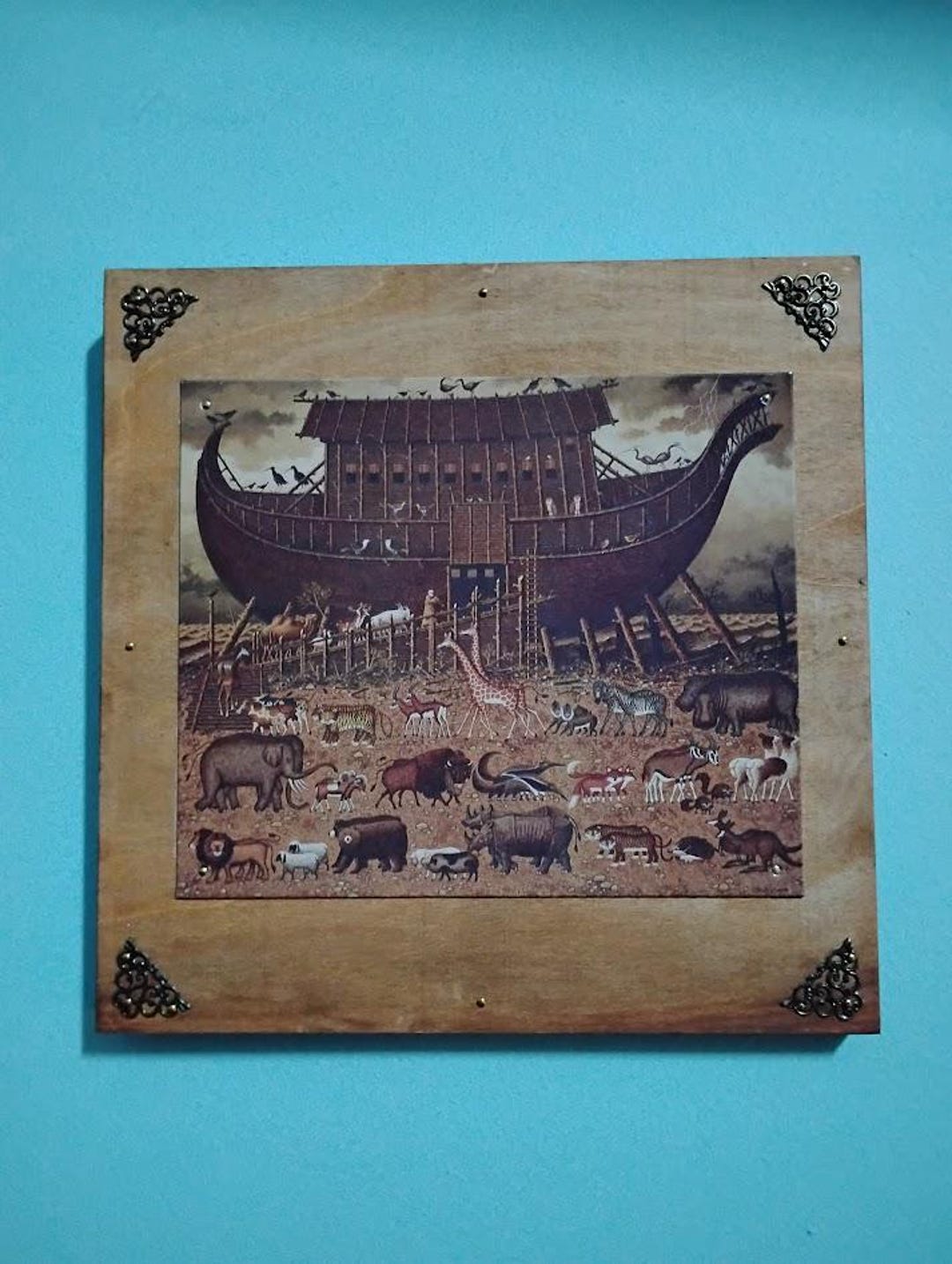 Noah's Ark, by Charlie Wysocki, Biblical Decor, Wall Art, 'noah