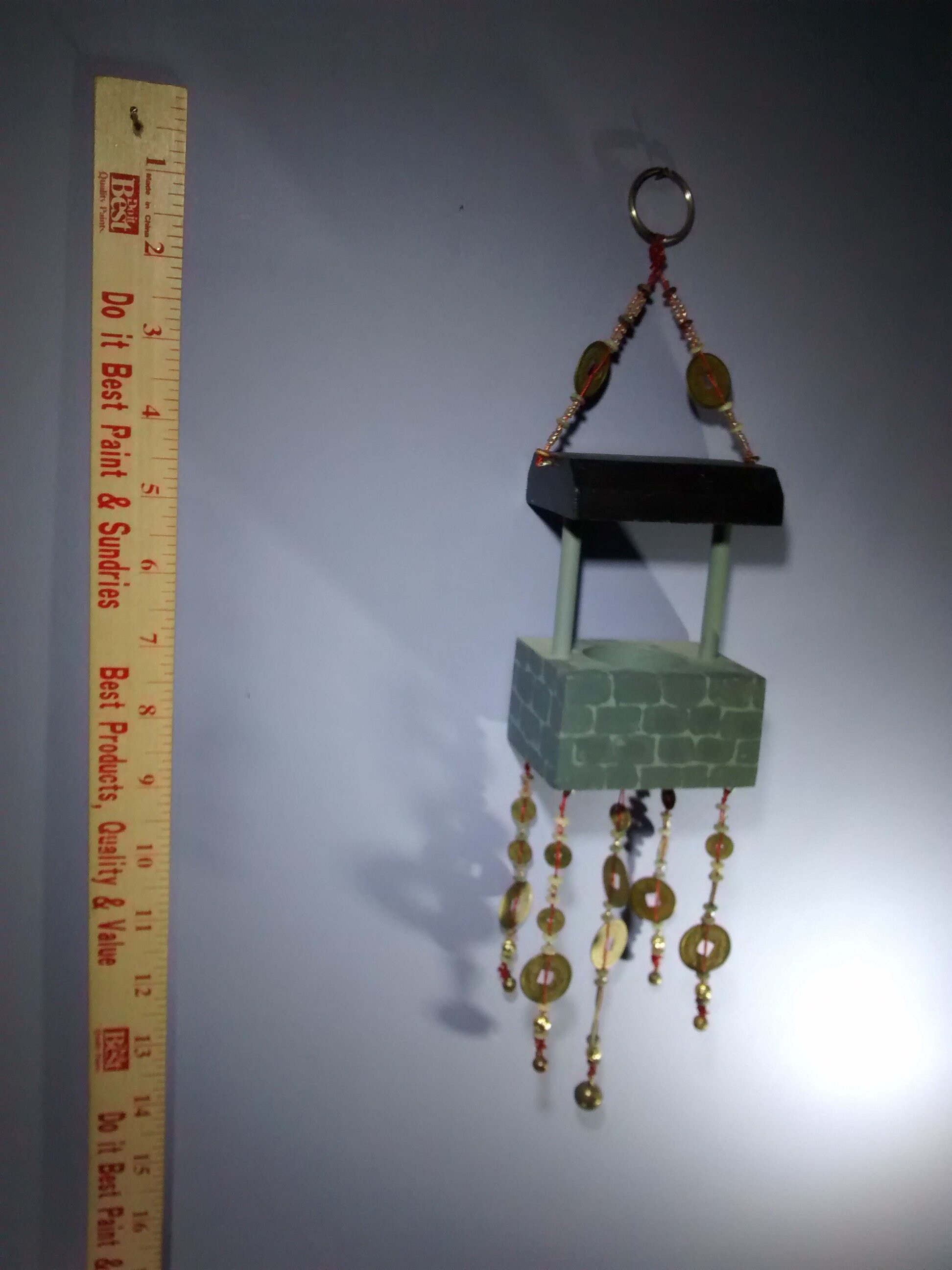 Clearance lucky wishing well Chinese coins hand painted Etsy