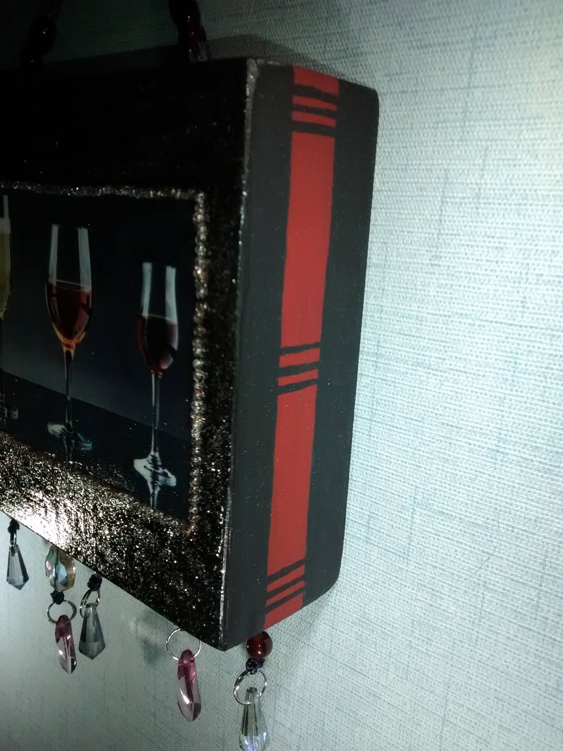 Wine Glasses Wine Themed Wall Art Dramatic Wall Decor - Etsy