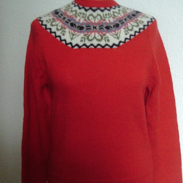 Traditional Fair Isle sweater