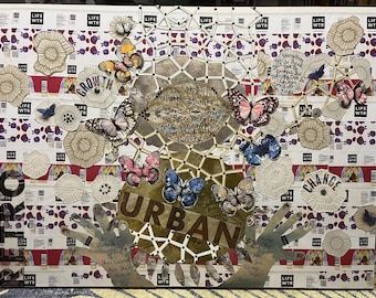 Urban Butterfly Art Print: Lifewater Wrappers, Change & Transformation (11x14)