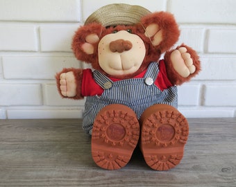 Vintage 80s Furskins bear by Xavier Roberts plush