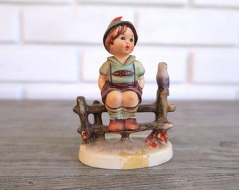 Vintage Hummel "Wayside Harmony" figurine, cute cottagecore / grannycore decor,