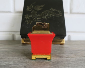 ASR Ascot "The Pagoda" vintage lighter, collectible table lighter, unique gift for dad, cool uncle gift