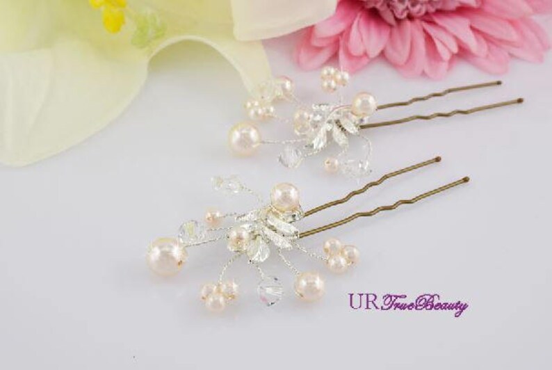 Bridesmaid Hair Pin Bridal Hair Pins Ivory Hair Comb Etsy Canada