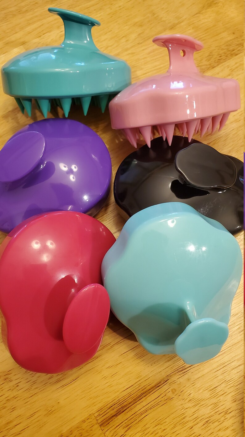 Scalp Exfoliator Massager Manual Shampoo Brush Stimulates Etsy