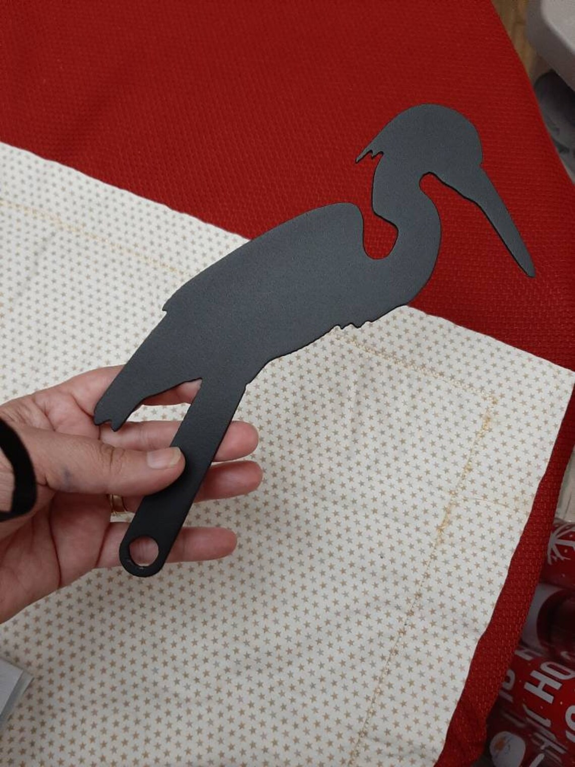 Great blue heron mailbox flag Etsy