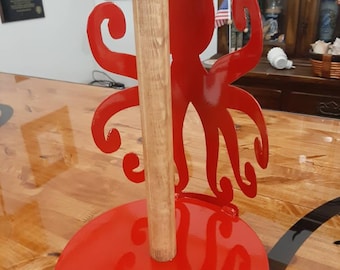 Octopus paper towel holder