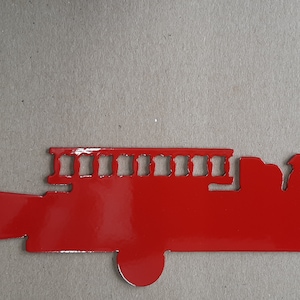 Firetruck mailbox flag