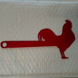 Rooster mailbox flag