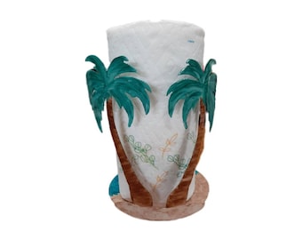 Palm Trees on the Beach Paper Towel Holder