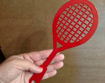 Bandera de buzón de raqueta de tenis