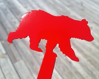 Flaga na skrzynkę pocztową Black Bear powlekana proszkowo: stal lub aluminium
