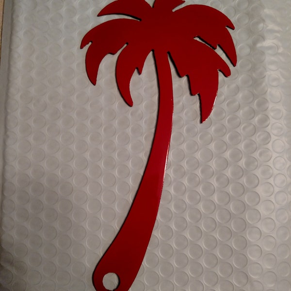 Palm tree mailbox flag