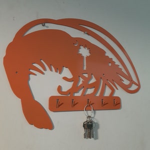 Shrimp Key Rack, Key Holder, Key Storage