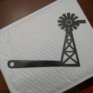 Windmill mailbox flag