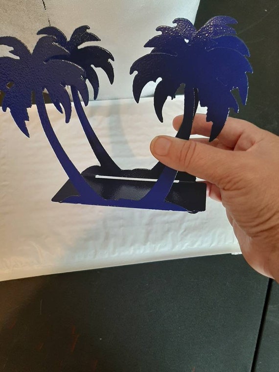 Palm tree shop napkin holder