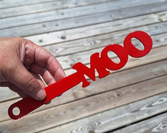 Moo mailbox flag, cow moo