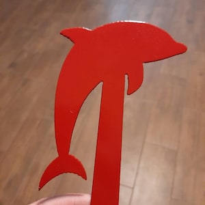 Dolphin mailbox flag, porpoise mailbox flag