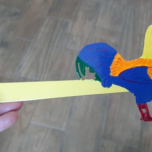 Rooster mailbox flag