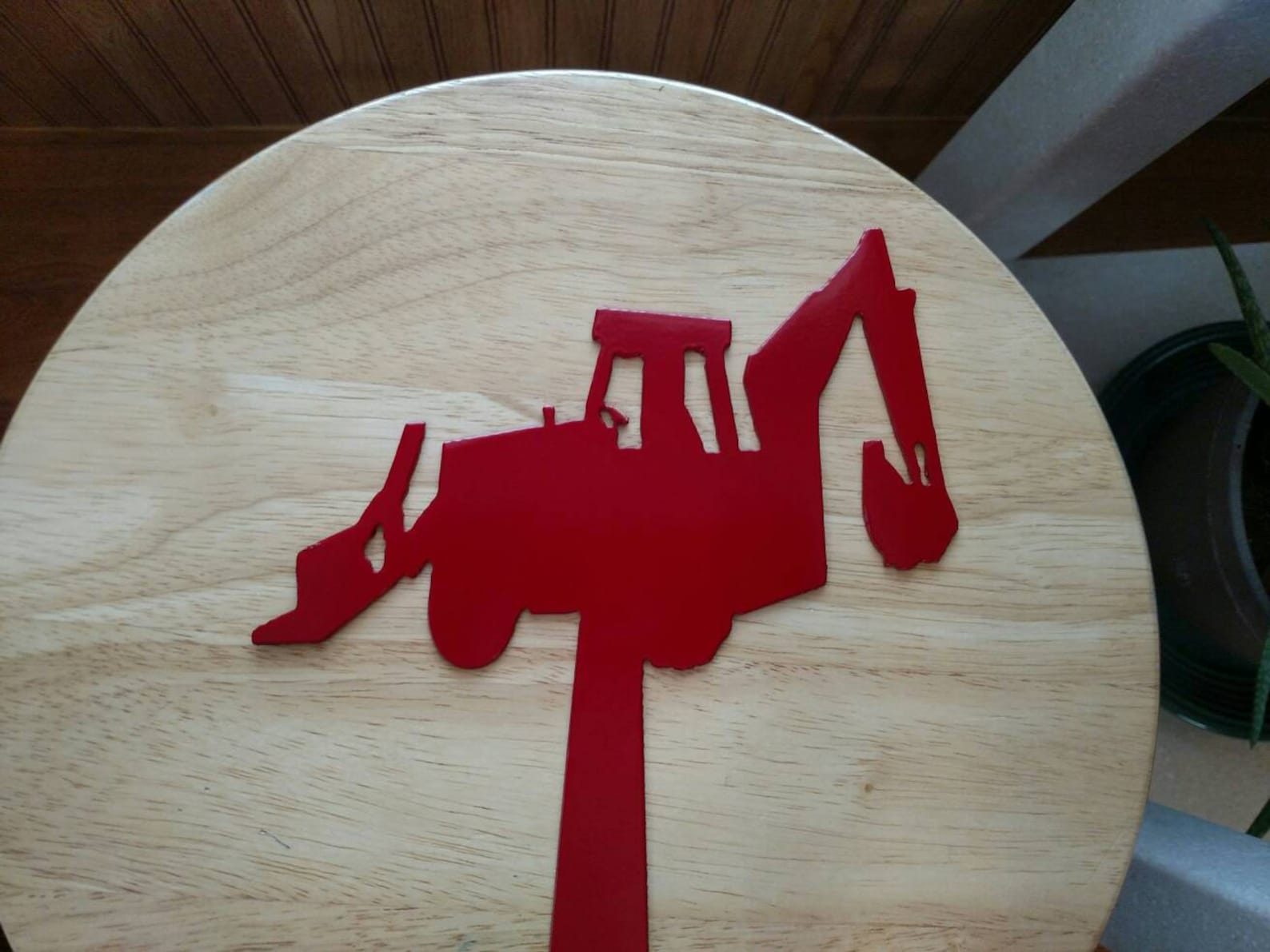 Backhoe Mailbox Flag Tractor Heavy Equipment Construction Etsy