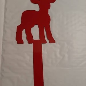Lamb mailbox flag