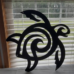 Art mural tortue, art mural tortue de mer, art mural tortue de mer de style tribal