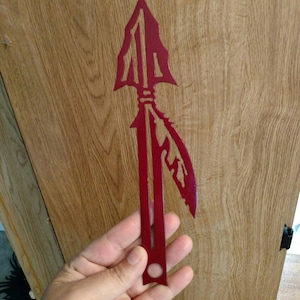 Spear mailbox flag