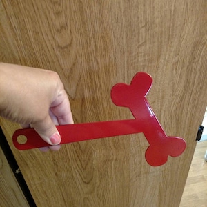 Dog Bone treat Mailbox Flag: Powder Coated Steel or Aluminum