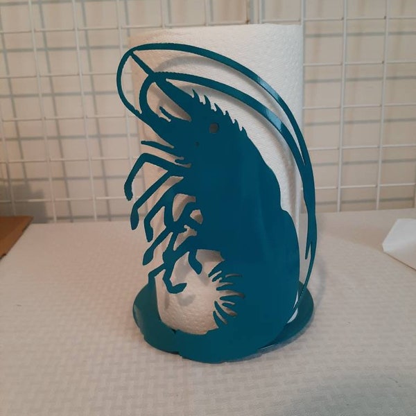 Shrimp paper towel holder