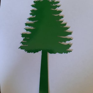Pine tree mailbox flag