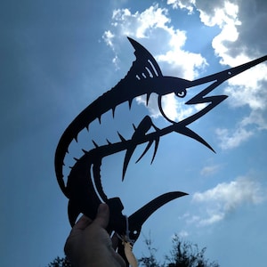 Blue Marlin, fish, Metal Art Marlin fish